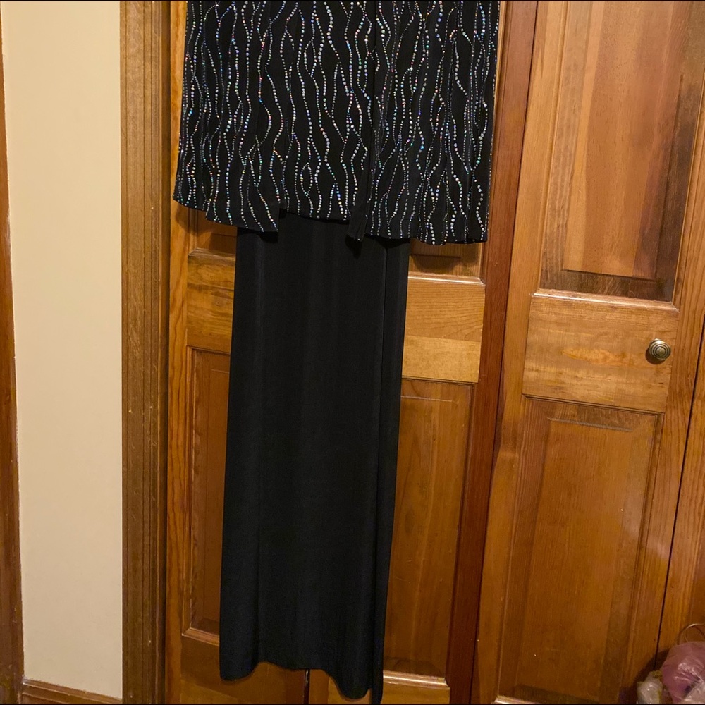Ladies black gown